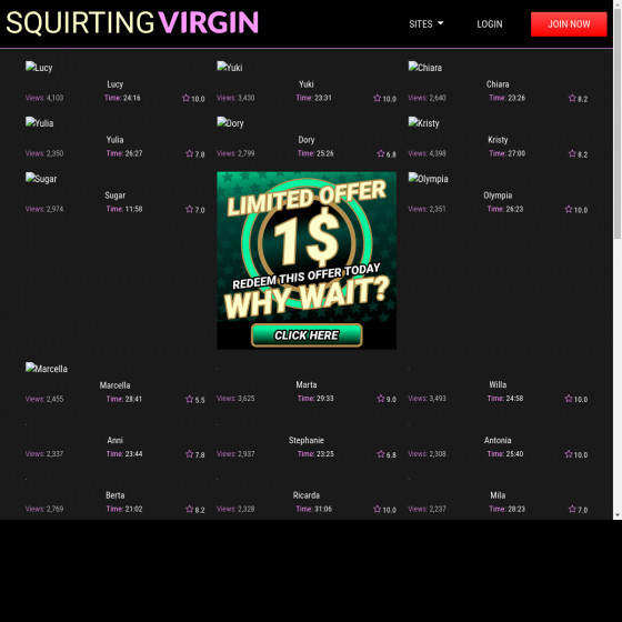squirting virgin