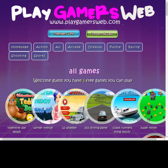 play gamers web