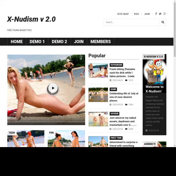 x nudism