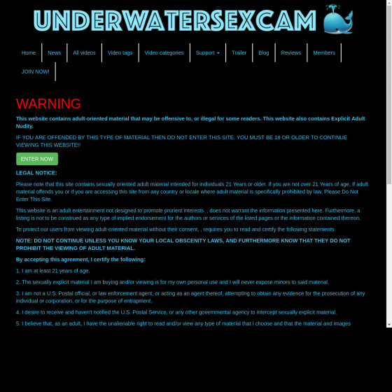 underwater sex cam