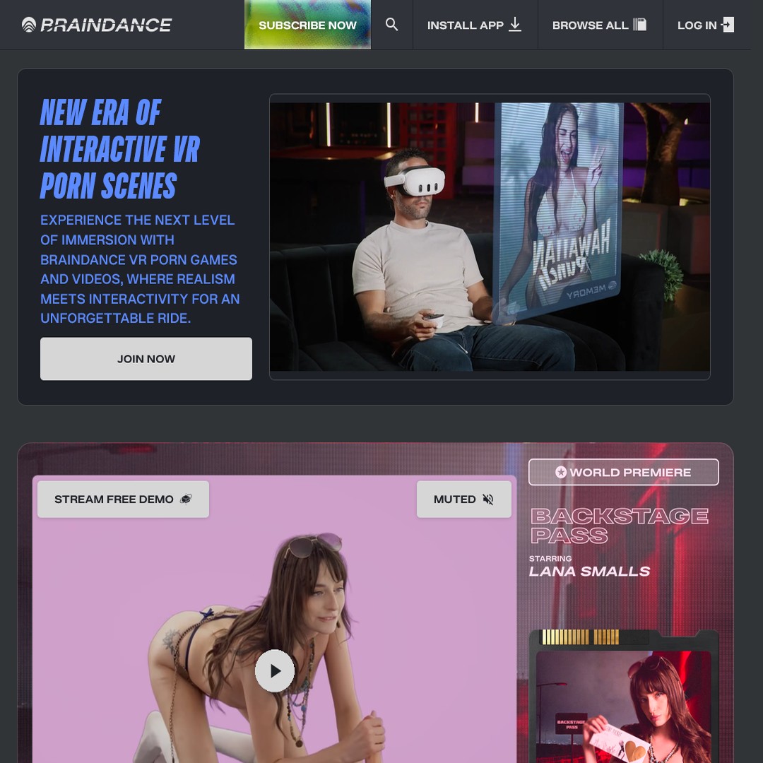 braindance vr password